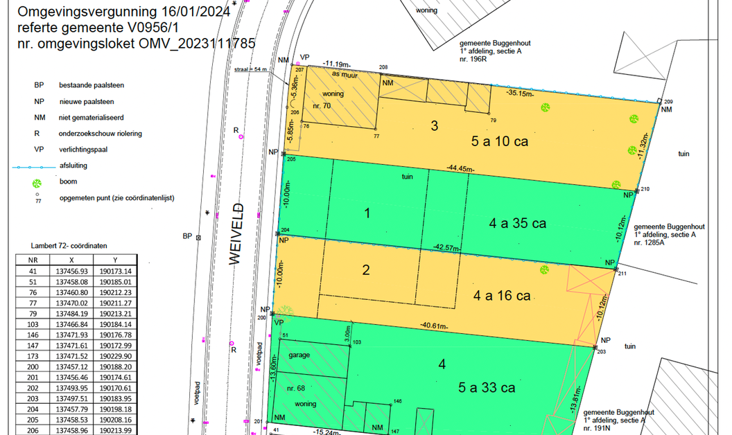 Bouwgrond te koop in Buggenhout